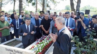 15 Temmuz şehidi kabri başında anıldı