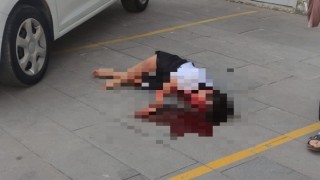 3. kattan düşen çocuk kanlar içerisinde hastaneye kaldırıldı