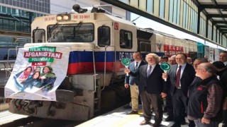 5. İyilik Treni törenle Afganistana uğurlandı