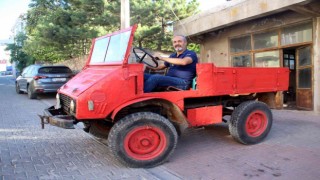 70 yıllık kamyonet ilçe halkının anılarını yaşatıyor