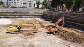 Adıyaman Meydanında kazı işlemi tamamlandı