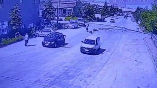 Afyonkarahisarda insanlığın bittiği anlar güvenlik kamerasında