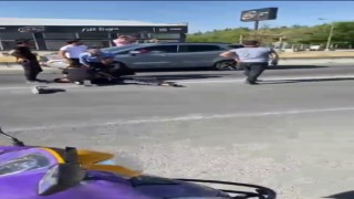 Ağrıda araç motosiklete çarptı: 1 yaralı