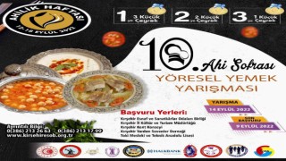 Ahi Sofrası Yöresel Yemek Yarışması başvuruları başladı