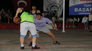 Akçaabatta 3x3 sokak basketbol turnuvası sona erdi