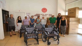 ALTSO Başkanı Şahinden tekerlekli sandalye bağışı