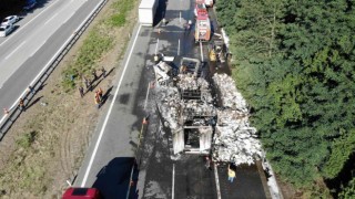 Anadolu Otoyolu İstanbul istikameti 3 buçuk saat sonra tamamen trafiğe açıldı