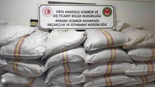 Ankarada 3 milyon 978 bin adet doldurulmuş makaron ile 2 ton 875 kilogram kıyılmış tütün ele geçirildi
