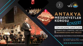 Antakya Medeniyetler Korosu Akdamar Adasında konser verecek