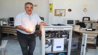Antalyada bir girişimci yakıtsız çalışan jeneratör üretti