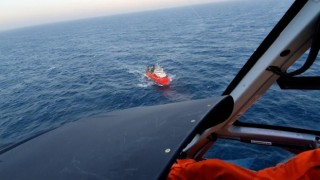 Arjantinde kalp krizi geçiren balıkçı helikopterle kurtarıldı
