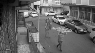 Arnavutköydeki ilginç hırsızlık olayları kamerada