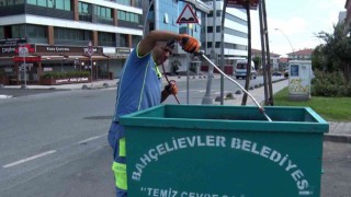 Bahçelievlerde kurban satış ve kesim alanları temizlendi