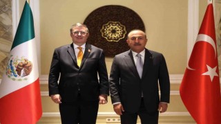 Bakan Çavuşoğlu, Meksikalı mevkidaşı Ebrard ile görüştü