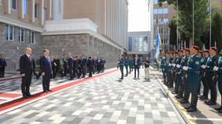 Bakan Soylu, Özbekistanlı mevkidaşı Bobojonov ile görüştü