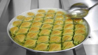 Baklavacıların bayram mesaisi başladı