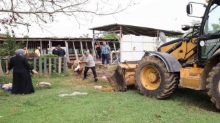 Başiskelede kurban atıkları toplandı