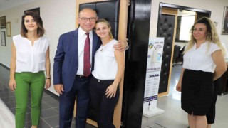 Başkan Akından personeline sıcak bayramlaşma