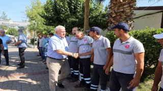 Başkan Ataydan arife mesaisi
