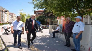 Başkan Bakkalcıoğlu Kasımpaşa Mahallesinde esnaf ziyaretlerinde bulundu