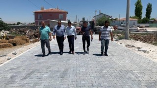 Başkan Hasan Kılca sahadaki çalışmaları yakından takip ediyor