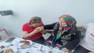Başkan Hürriyet, şehit ailesi ile bir araya geldi
