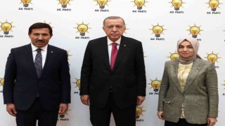 Başkan Kılca, Cumhurbaşkanı Erdoğana Karatayın yatırımlarını ve projelerini anlattı