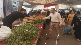 Başkan Kılınç, pazar esnafını ziyaret etti