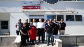 Başkan Mesut Ergin Aşevi çalışanlarıyla kahvaltıda buluştu