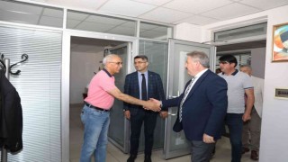 Başkan Palancıoğlu, belediye personelleriyle bayramlaştı