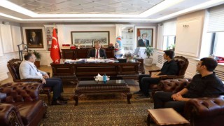 Başkan Palancıoğlu, YKS Türkiye 2.si ve Kayseri 1.si Yusuf Selim Torunu ağırladı