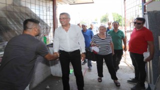 Başkan Tarhan Davultepe esnafı ile buluştu
