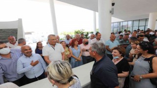 Başkan Tarhan, personeliyle bayramlaştı