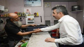 Başkan Yılmaz esnaf turunda
