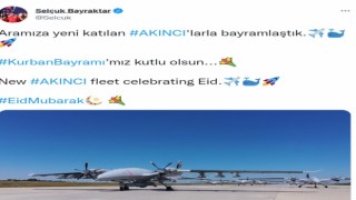 Bayraktar AKINCI filosunun çekimlerinde nefes kesen görüntüler