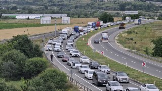 Bayram dönüşü başladı, 50 kilometrelik araç kuyruğu oluştu