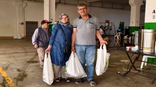Bayram huzuru Tepebaşında