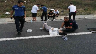 Bayram ziyaretinden dönen ailenin otomobili takla attı: 4 yaralı