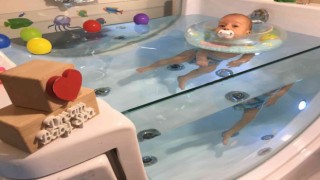 Bebeğinde kabızlık problemi çıkan öğretmen mesleği bırakıp bebek spa merkezi açtı