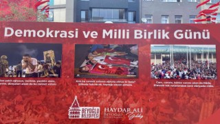 Beyoğlunda “15 Temmuz İstiklal Sergisi” açıldı