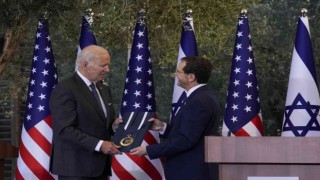 Biden, İsrail Cumhurbaşkanı Herzog ile bir araya geldi