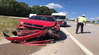 Bilecikte trafik kazası, 1 kişi yaralandı