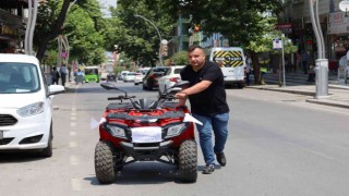 Binlerce lira verip aldığı ATVye daha hiç binemedi