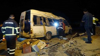 Bir tarım işçisinin öldüğü kazada minibüs sürücüsü tutuklandı