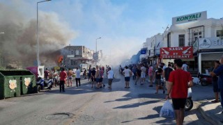 Bodrumda fırın yangını işyerleri ve ikametlere sıçradı