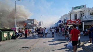 Bodrumda fırın yangını işyerleri ve ikametlere sıçradı