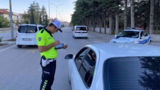 Bolvadin polisinden trafik denetimi