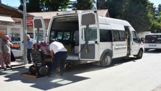 Bozüyük Belediyesinden Engelliler Derneği üyelerine ulaşım desteği