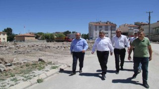 Bünyanda pazaryeri ve terminal yapımı için altyapı çalışmaları başladı