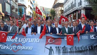 Bursada binler tek yürek oldu